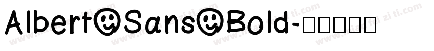 Albert Sans Bold字体转换